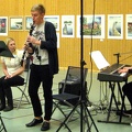 Sofia Olsson, David Timonen och Ulrika Forsberg underhöll med fint framförd sång och musik.