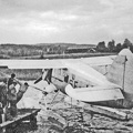 Början av 50-talet besökte Ahrenberg Saxen och erbjöd rundturer med flyg.