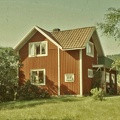 Mangårdsbyggnaden sett från vägen omkring 1950