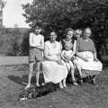 Krister,Frida, Else-Marie med dotter Anna-Lena, Eva och Emma