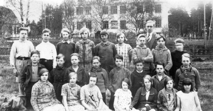 Skolklass 1928, lärare okänd