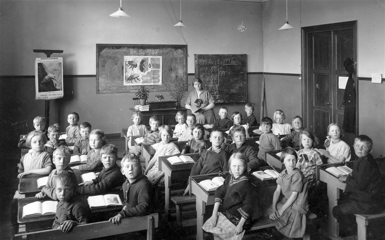 Skolklass 1927, lärare okänd