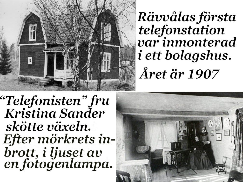 08d Första telefonstationen 1907